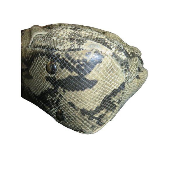 Coach Soho Embossed Python Exotic  Leather Satchel Buckle Strap Snap Closure Car - Picture 10 of 14